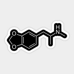 MDMA Ecstasy C11H15NO2 Sticker